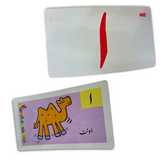 37-Piece Urdu Flash Cards Set - Colorful Early Learning Aid for Boosting Language Skills in Kindergarteners